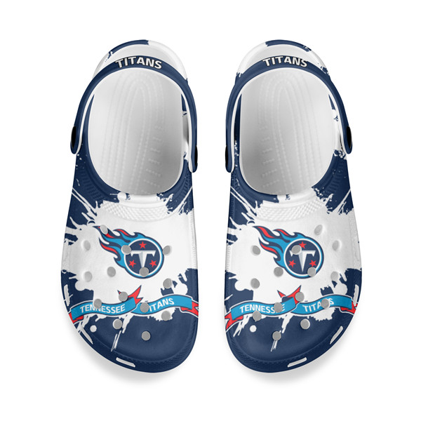 Women's Tennessee Titans Bayaband Clog Shoes 001 Women's Tennessee Titans Bayaband Clog Shoes 001